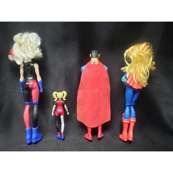 Mattel DC Comics Action Figures Harley Quinn Superman Supergirl Large & Mini - Picture 2 of 12